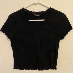 Black V-Neck Shirt
Size: L
Color: Black
